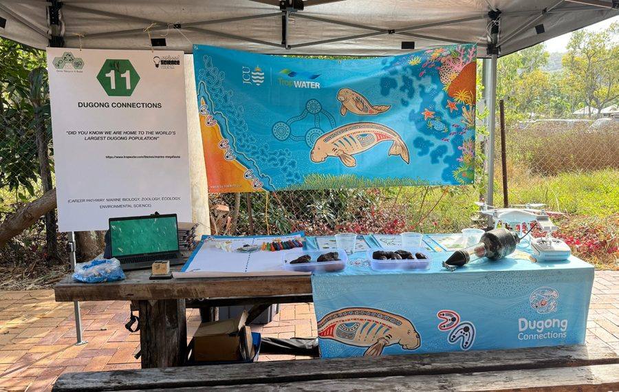 Dugong Connections station at Science Week 2025