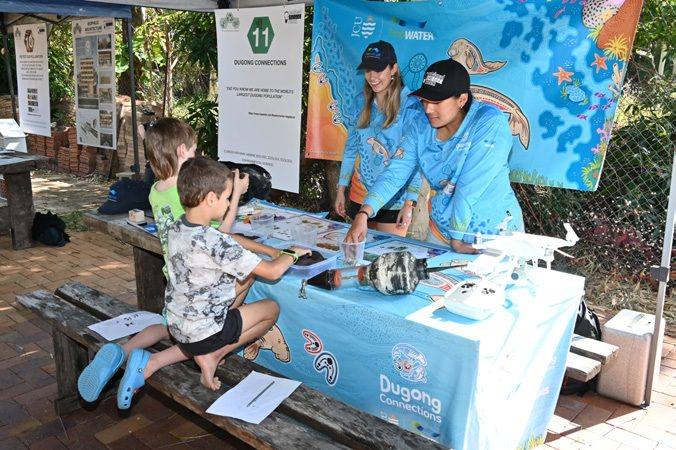 Dugong Connections station at Science Week 2025