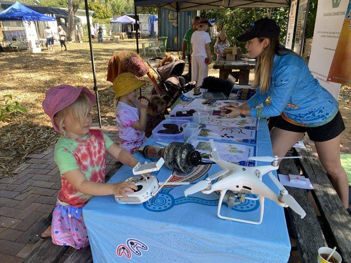 Dugong Connections station at Science Week 2025