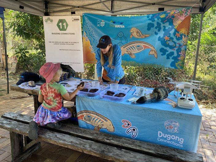 Dugong Connections station at Science Week 2025