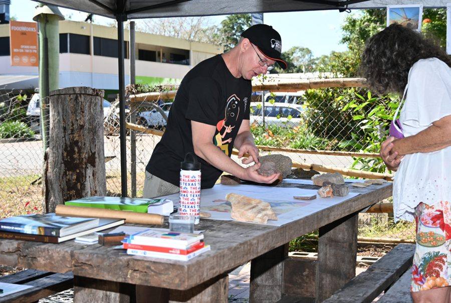 Volcanoes, Swamps & Deep Time station at Science Week 2025